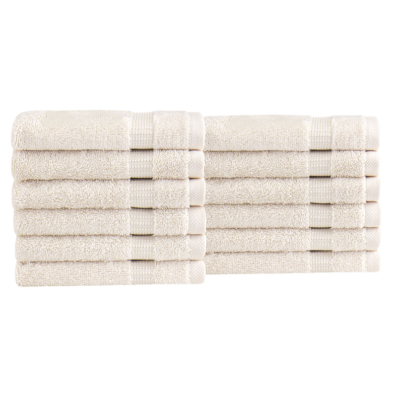 Essuie-mains Agathon 100% coton, Ivoire