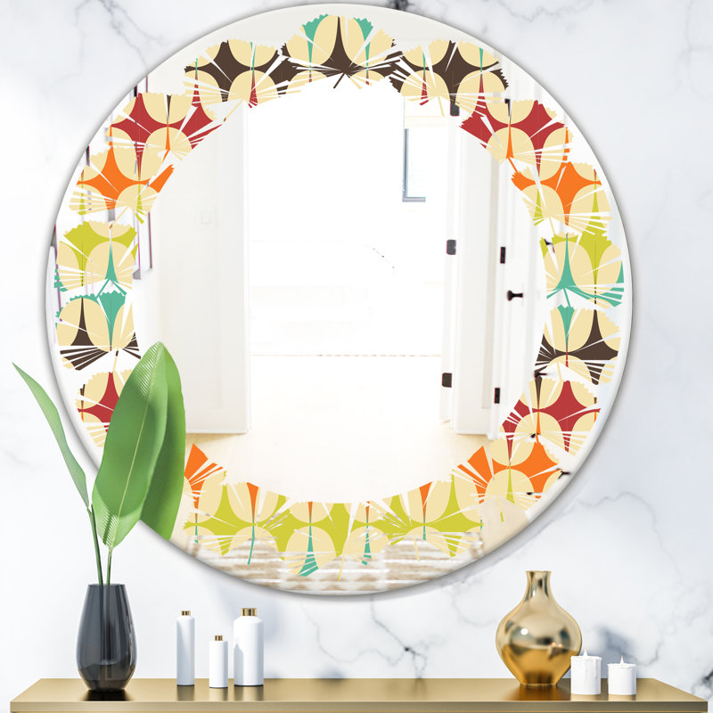 Miroir mural Leaves, H 24 po x l 24 po