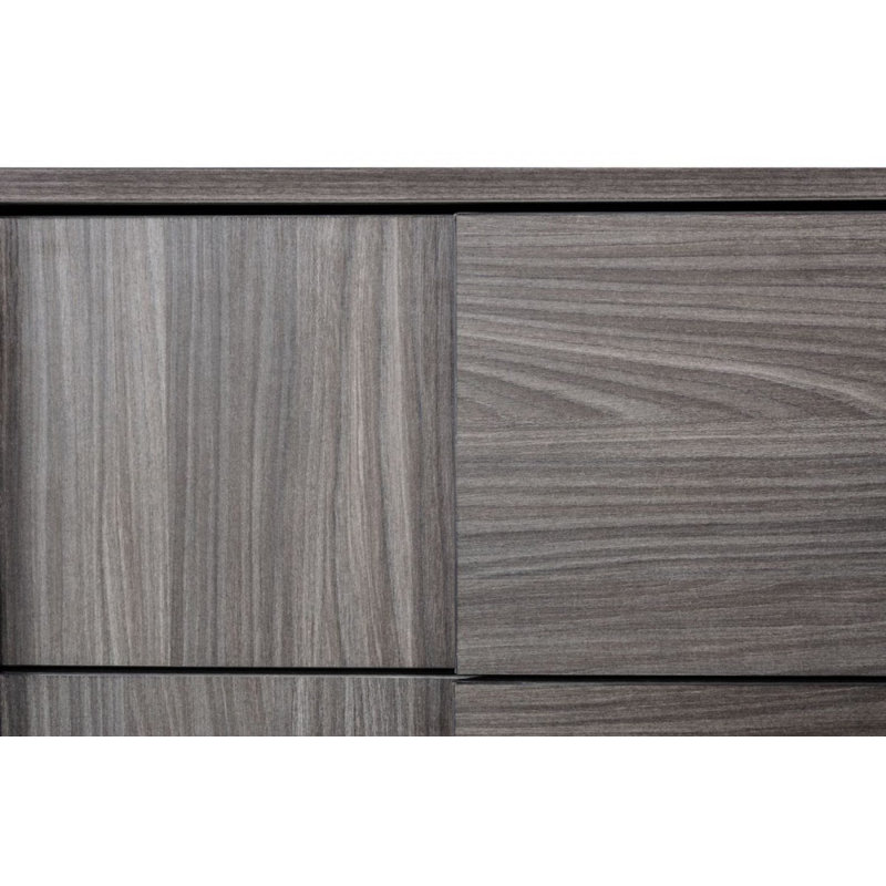 Bernhardiene 66'' W 6 - Drawer Dresser, Elm Gray