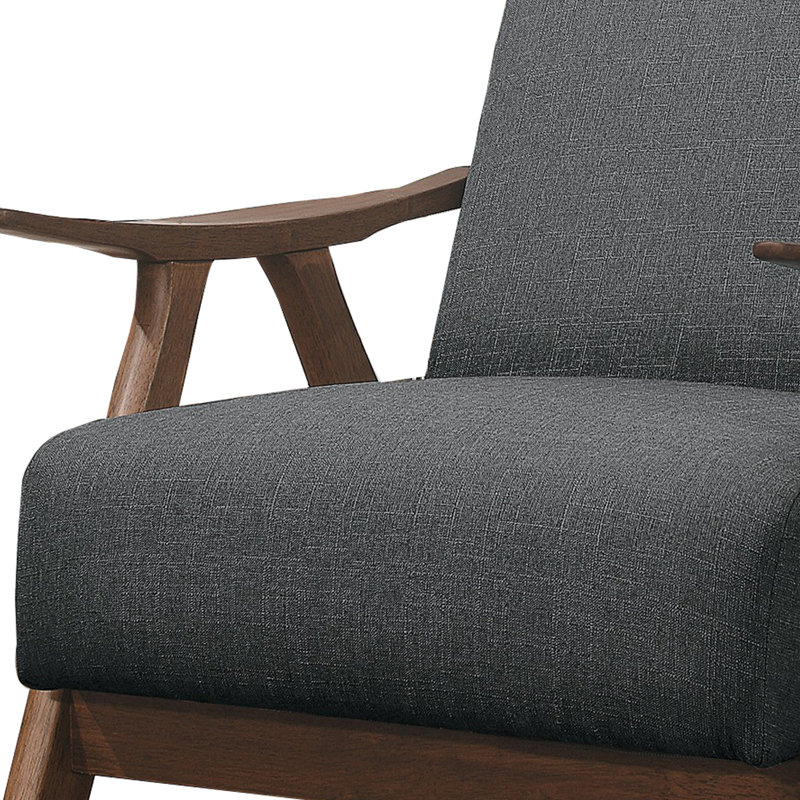 Fauteuil Lyelah, Tissu gris