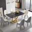 Ensemble de table de salle à manger moderne 7 pièces Zagan-959767345-959767344-975128225
