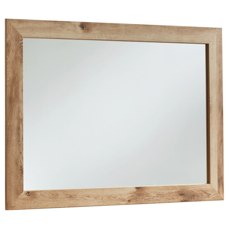 Dowler Engineered Wood Flat Wall Mirror