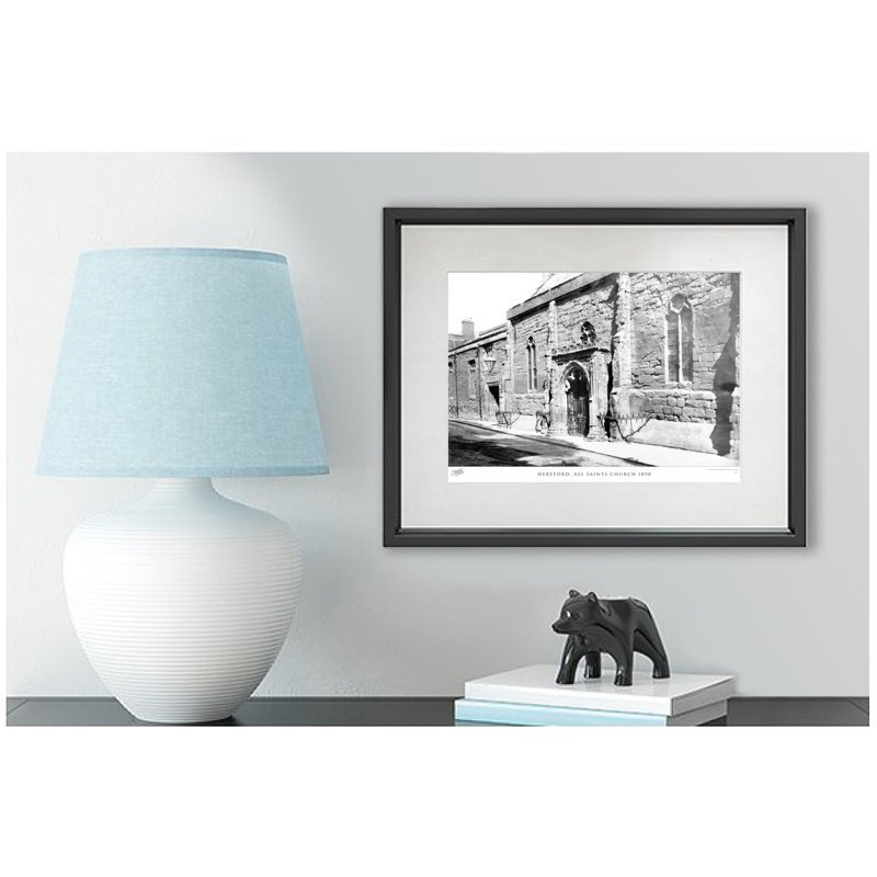 Hereford, All Saints Church 1898 - Single Picture Frame Print, 28cm H x 36cm W x 2.3cm D