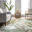 Elen SpinClean Machine Washable Natural Leaves Area Rug-2124007035