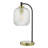Tehya Table Lamp Matt Black Textured Glass