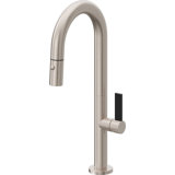 Pull-Down Prep/Bar Faucet With Button Sprayer