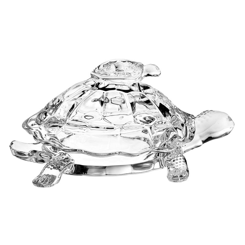Boîte à tortue en cristal non-plombante Adonay