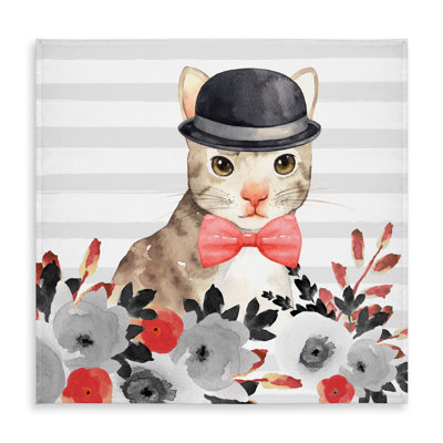 Cat Detective Tablecloth | Animals Bedroom Decor Indoor Outdoor