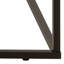 Barossa Coffee Table with Marble Top & Black Steel Base 110x55x45cm-985572866