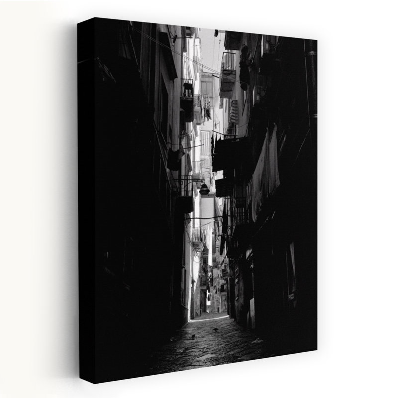 Ruelle, art contemporain urbain abstrait, 36" H x 24" W