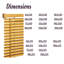 PVC Venetian Window Blind, Moisture-Resistant Wood Effect Finish with Easy Fit Design-440552255-440552274