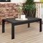 Table basse d'extérieur en aluminium 43 po