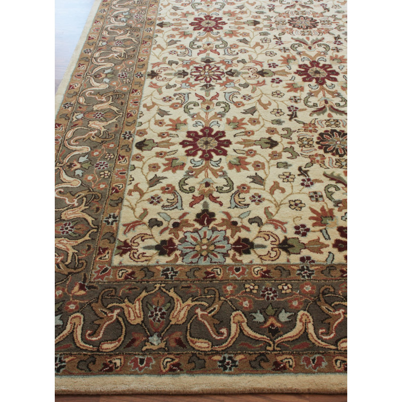 Tapis brun clair Eli-Joseph Symphony, Rectangle 8 pi x 10 pi