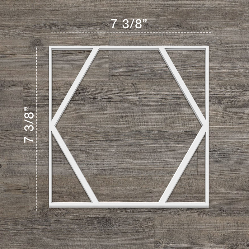 Panneau de papier peint Fraser, H 7,375 po x l 7,375 po x P 0,375 po