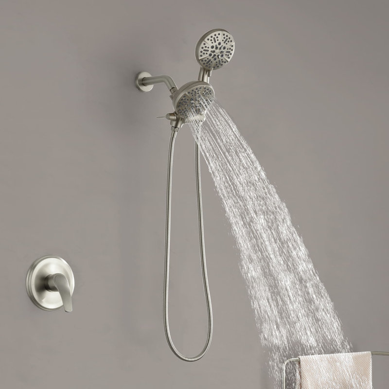 All-In-One Kit with Rough in-Valve, Brushed Nickel