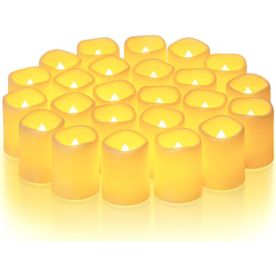 Battery Flickering Flameless LED Tea Lights Candles (TL35Y) - Flameless Led Tea Lights And