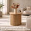 Pedestal Irregular Side Table