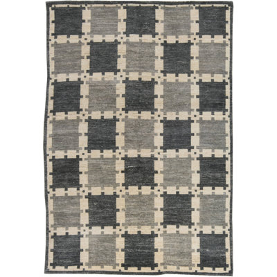 Modern One-of-a-Kind Rectangle 4'9" X 7' Flatweave Area Rug