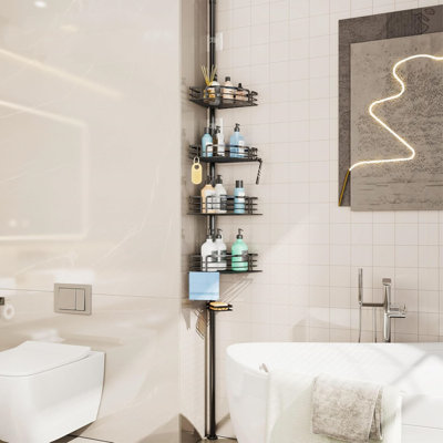Freestanding Stainless Steel Shower Caddy
