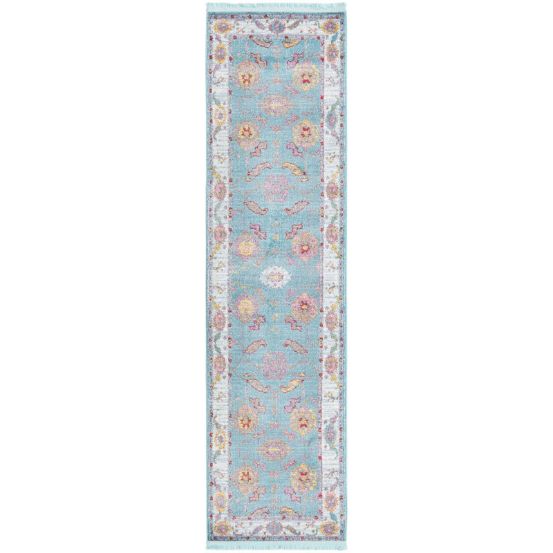 Ikat Indoor Rug, Runner 2'2" x 8'