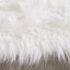 Solid Colour Faux Fur Area Rug-647584417