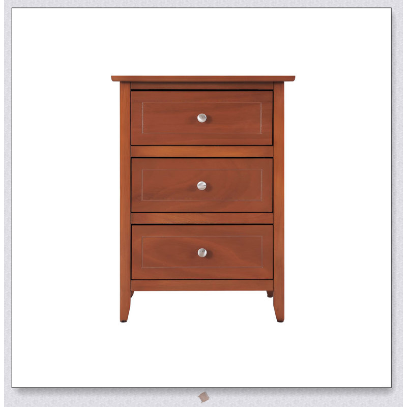 Table de chevet en chêne Timeless avec tiroirs spacieux, parfaite pour les chambres organisées et élégantes, Chêne