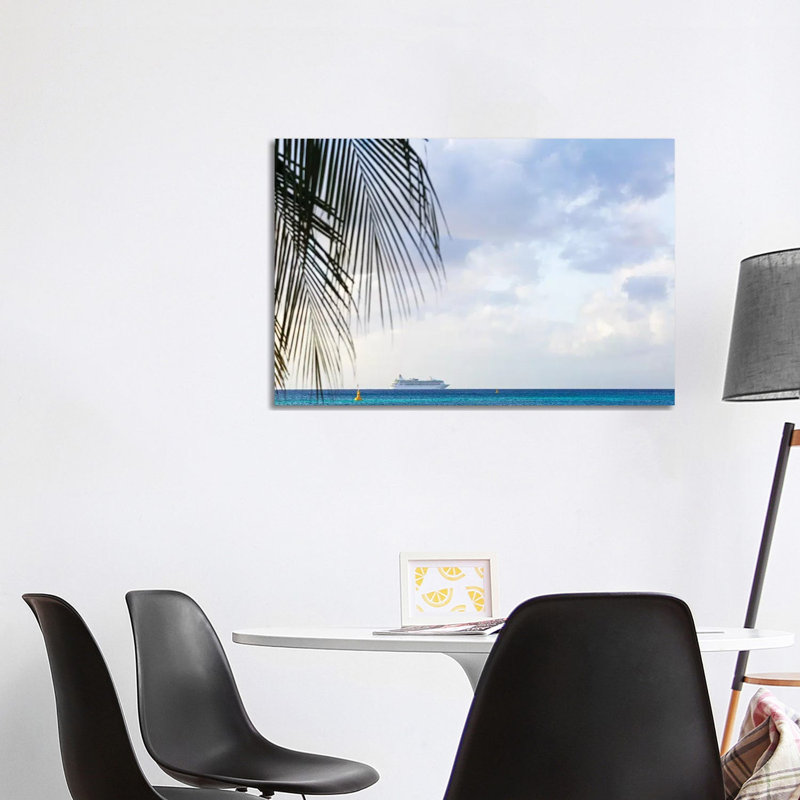 Cruise Ship At Sea With Copy Space by Susan Richey - Gallery-Wrapped Canvas Giclée on Canvas, Canvas