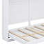 Système de lit escamotable mural avec tablettes supérieures et porte-bouteilles-126447854