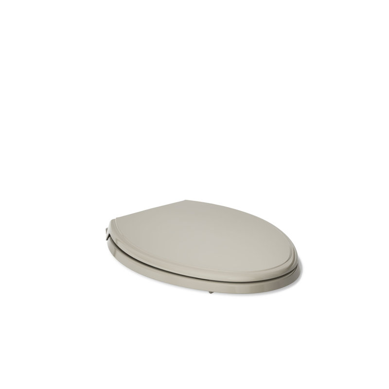 Glenbury Elongated Toilet Seat, Sandbar, Non Ready Latch