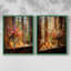 FLORAL Series DCCLXV - Reproduction encadrée de qualité supérieure - prête à être accrochée - aucun clou requis - aucun clou requis-731782465-731782478