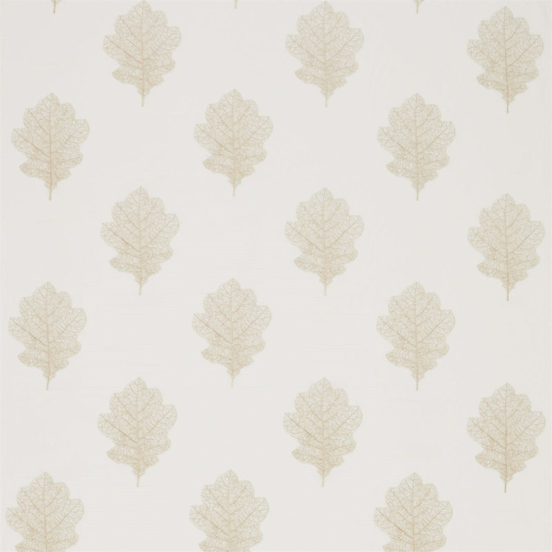 Oak Filigree Fabric, Milk