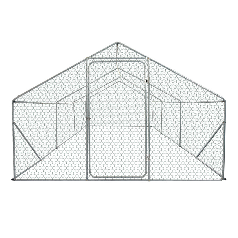 Poulailler extérieur en métal grand espace 10 * 6 pi 3 unités pour utilisation en extérieur