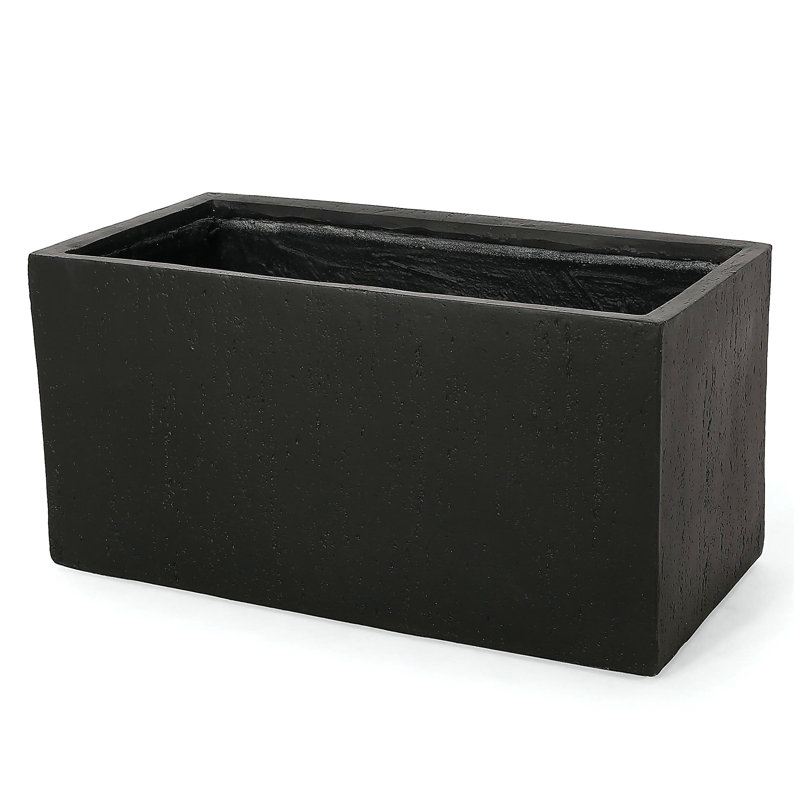 OUTDOOR LARGE SQUARE PLANTER  35''L