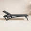 Chaise longue inclinable simple de 76 po de longueur Estas-25754412