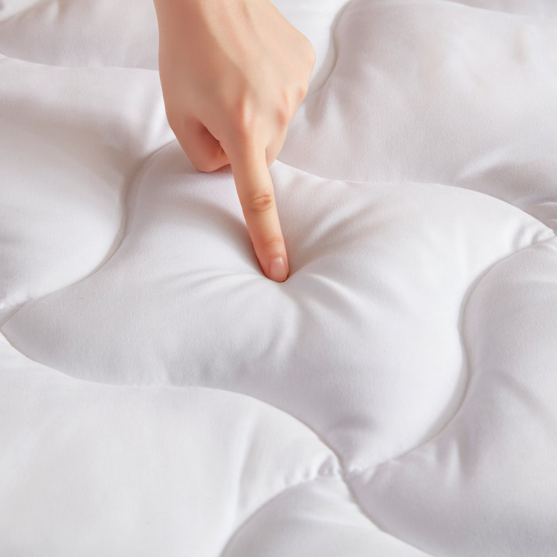 Margarita Down Alternative Mattress Pad, Twin, White