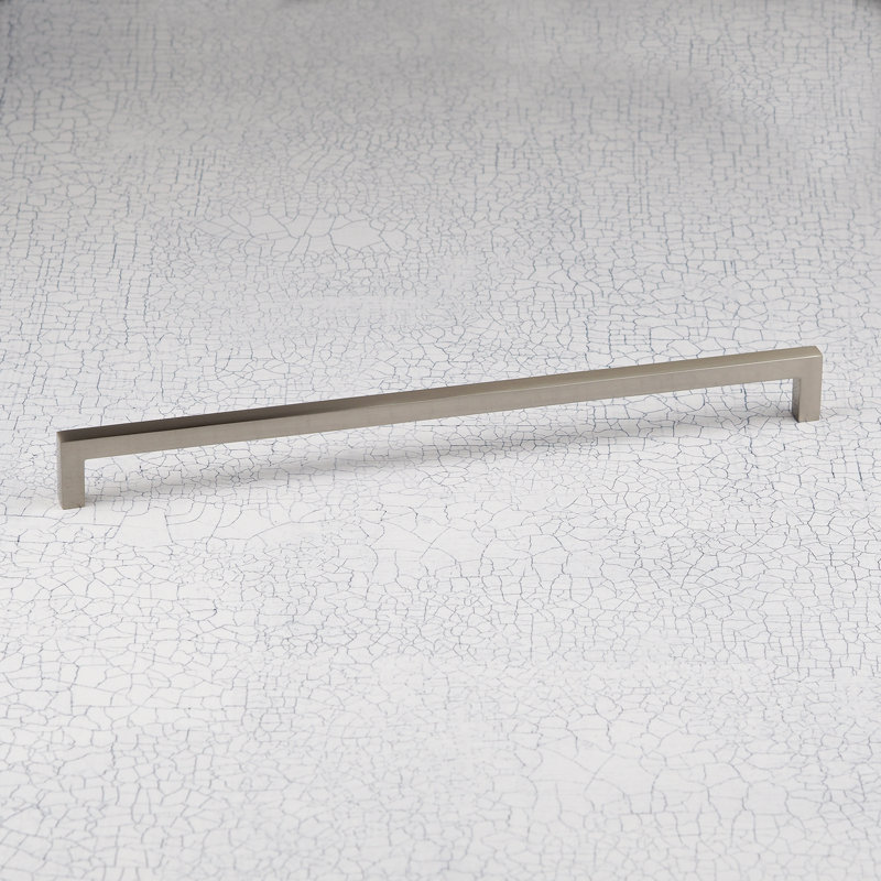 160Mm Satin Nickel Square Handle, 320mm