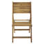 Chaise de terrasse pliante en acacia Canale
