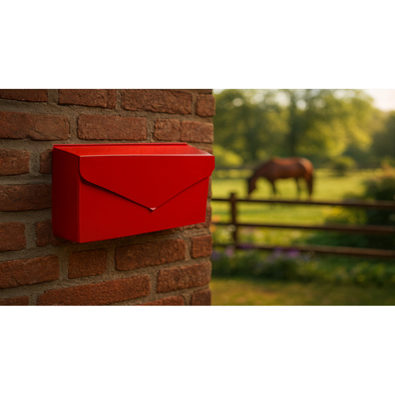 Envelope Steel Wall Mounted Mailbox