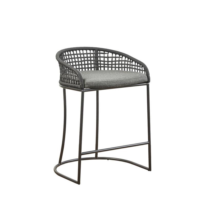 Tabouret de comptoir tissé 25 po