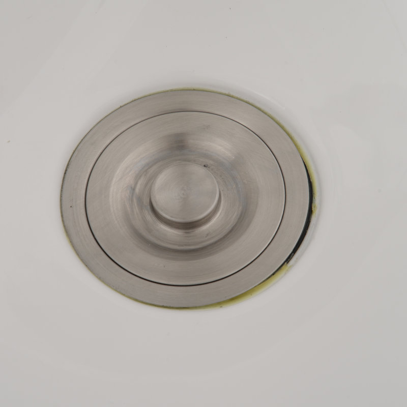 Fauteuil de lavabo en céramique, Similicuir blanc cassé