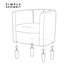 Faux Leather Accent Chair-998905725