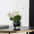 White Artificial Flower Arrangement in Vase Dining Table Centerpiece Fake Flower Decor