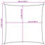 Pesotum 2.5m x 2.5m Square Shade Sail-546222477