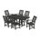 Chinoiserie 6 - Person Patio Dining Set with Rectangular Table