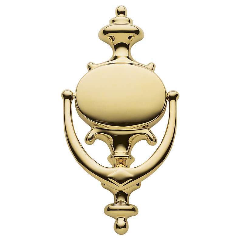 Door Knocker, Polished Brass