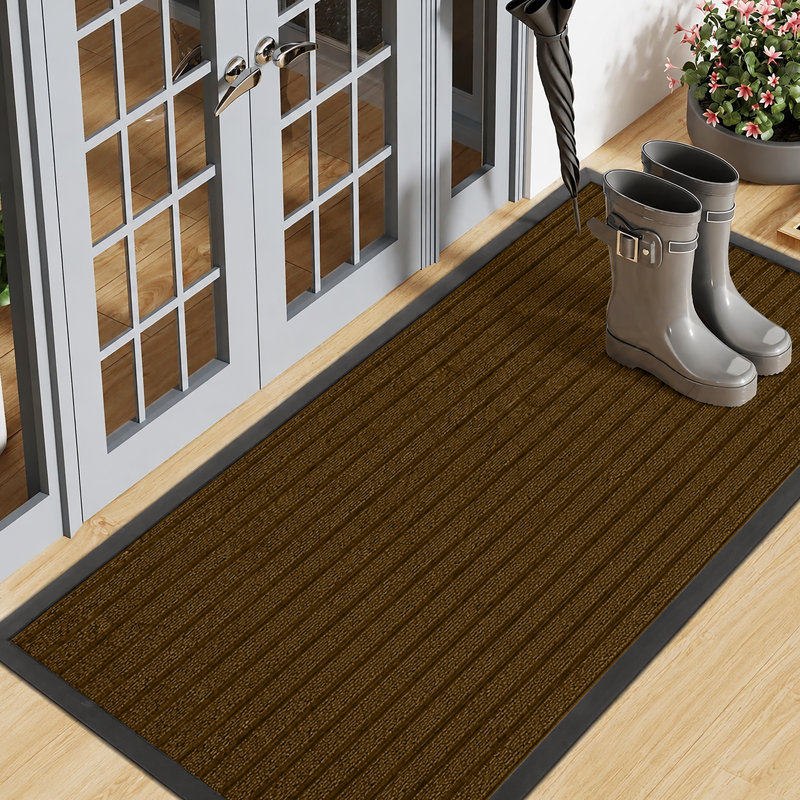 Tamalyn Non-Slip Indoor Doormat , Brown, 80cm W x 150cm L