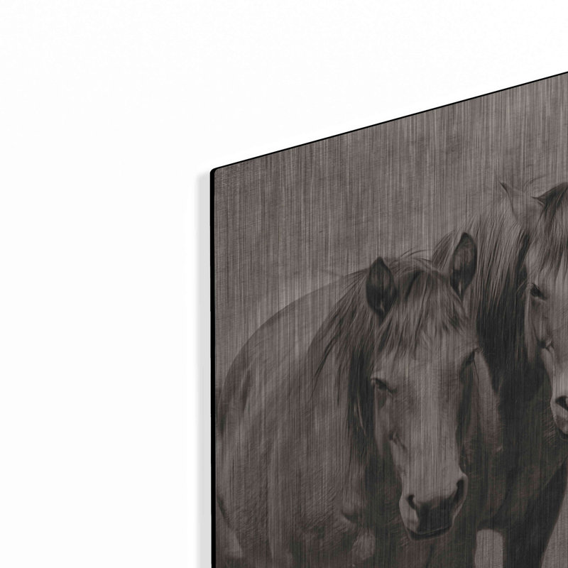 «Meeting Of The Minds» par PH Burchett, H 12 po x l 24 po