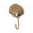 Mythra Golden Seashell Cast Iron Wall Hook