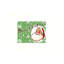 Art mural en toile vert et blanc sans cadre 24 "x 18"
