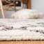 Tapis géométrique en laine / coton noué à la main Clarkedale brun / ivoire / gris-1865521838